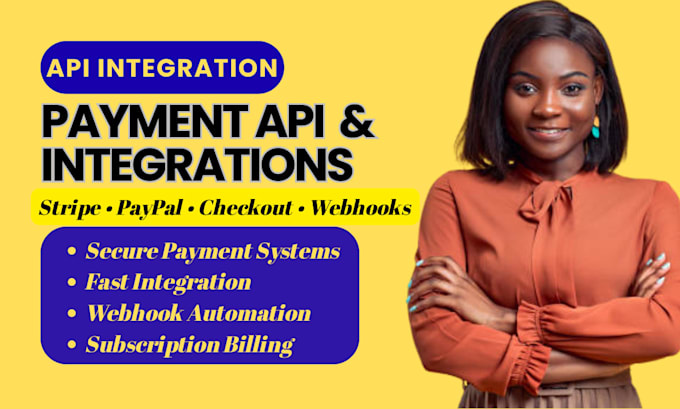 integrate stripe api paypal api payment gateway webhook checkout system