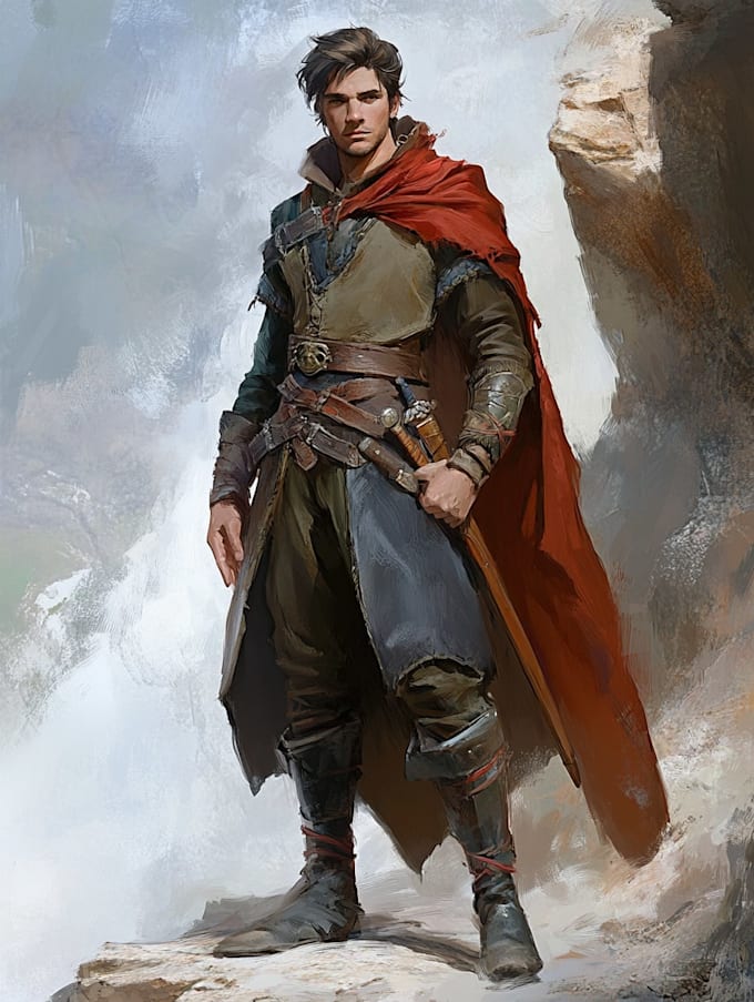 dnd character art and dnd character