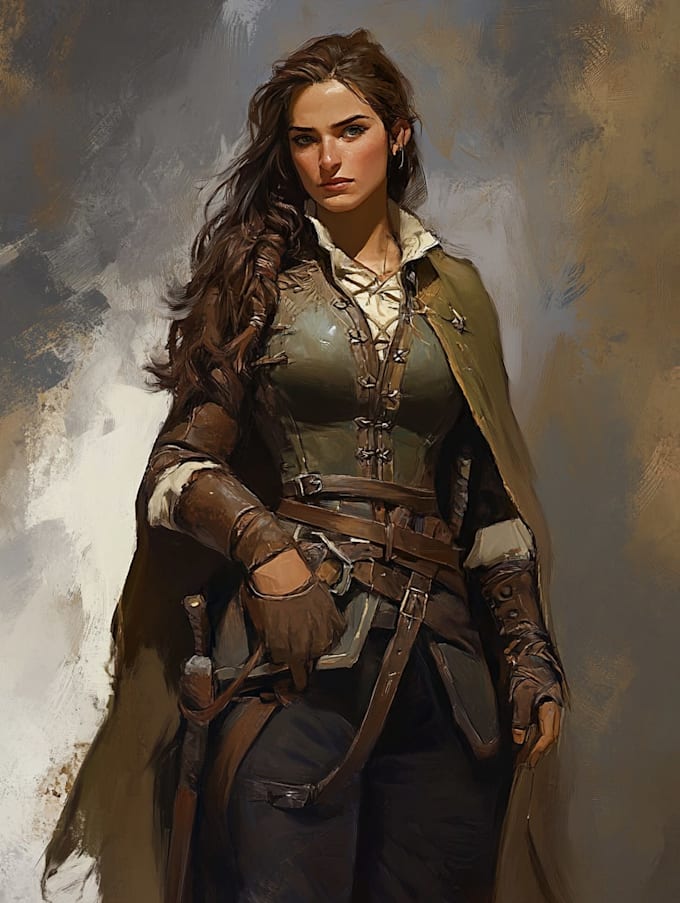 fantasy dnd character illustration