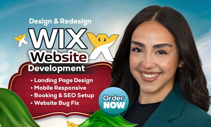 build wix website design, do wix redesign, wix website development, wix studio