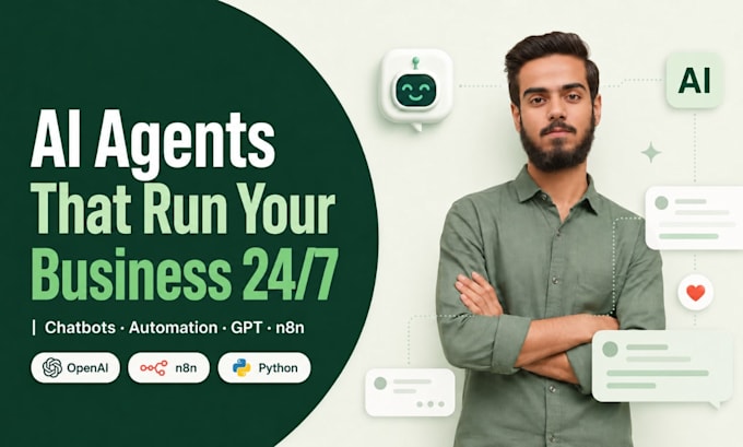 build an ai automation system, ai agent or chatbot for your business