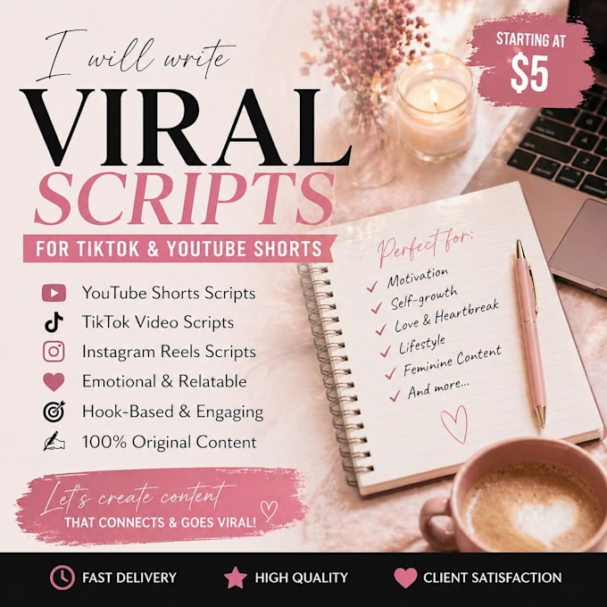 write viral video scripts for your content