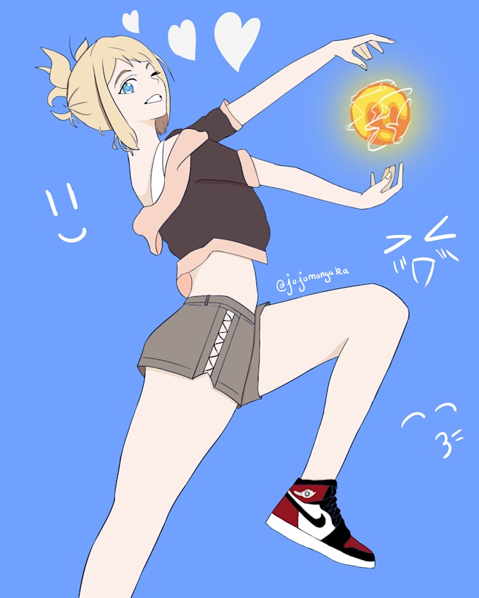 draw anime illustration, original character or fanart
