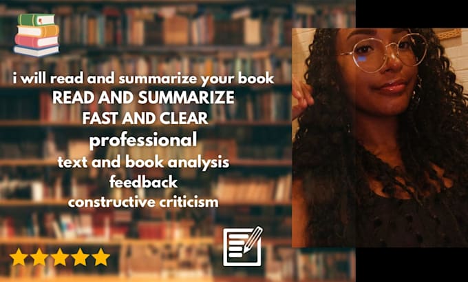 reading your book and summarizing