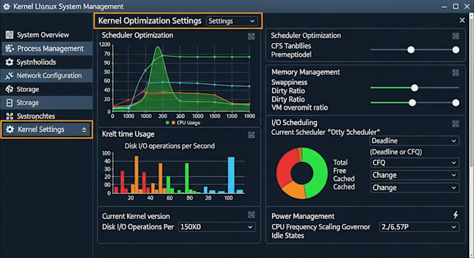 provide expert embedded linux kernel optimization for performance