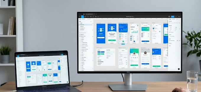 deliver professional UI UX figma files