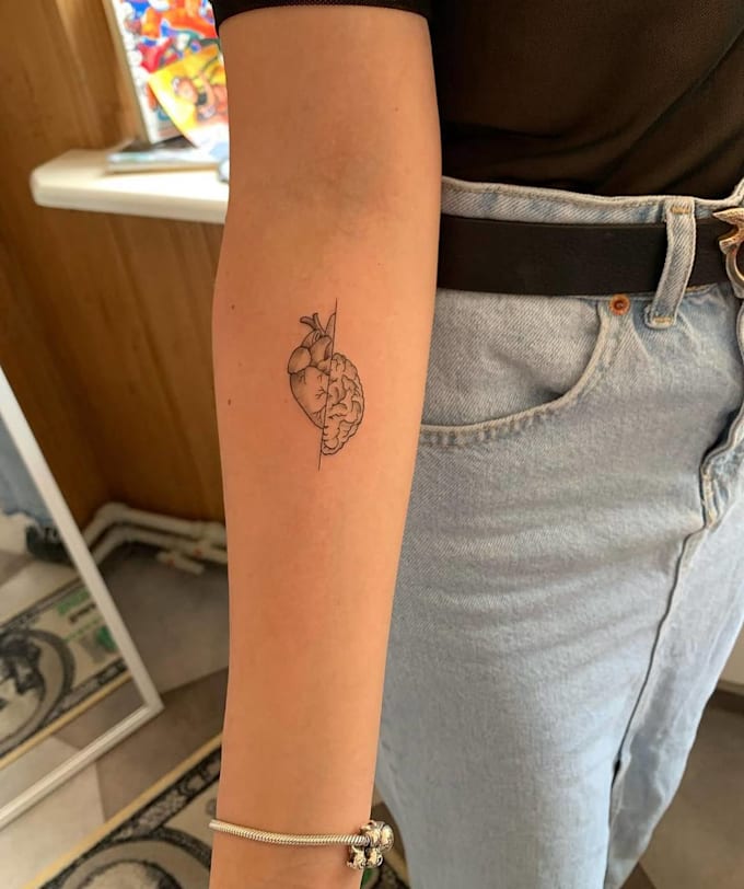 create a custom minimal fine line tattoo design