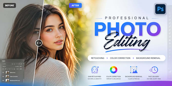 provide professional photo editing, logo design, and ai thumbnails