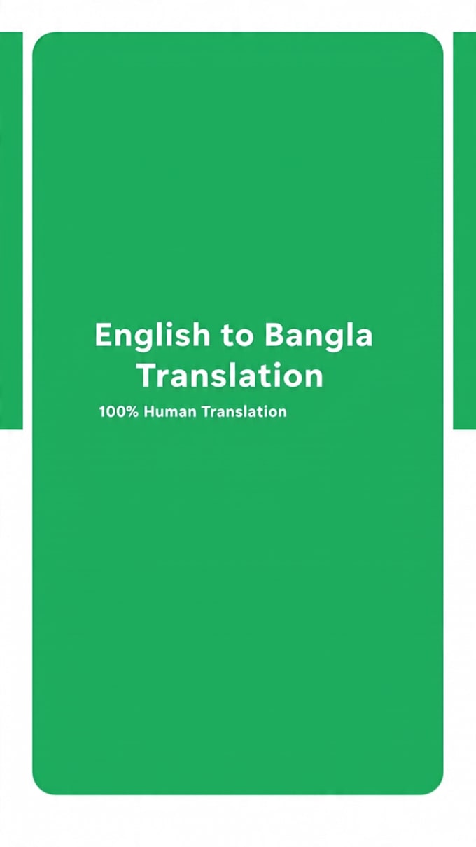 translate english to bangla manually 24hours