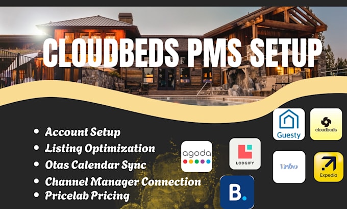 setup cloudbeds guesty smoobu pms, automate  hotel optimize bookings ota sync