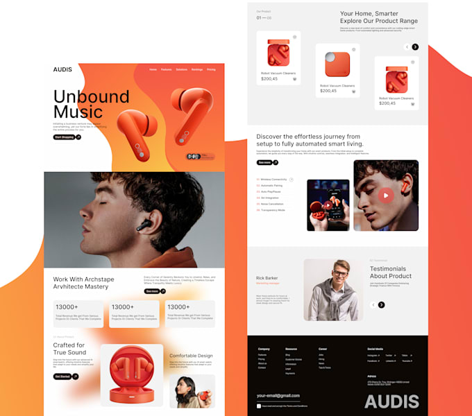 conversion focused landing page design
