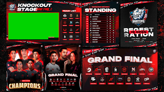 design professional esports graphics