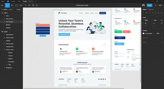 Design modern landing page ui ux in figma by Sue_meade | Fiverr