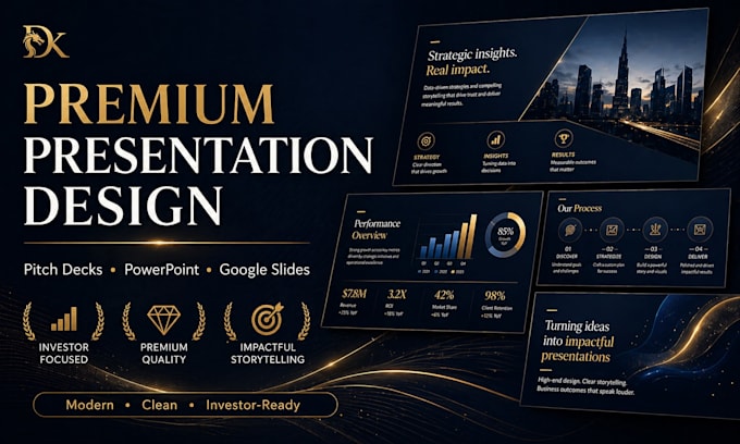 create a pitch deck presentation that wins