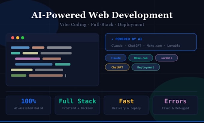 build your website using ai vibe coding