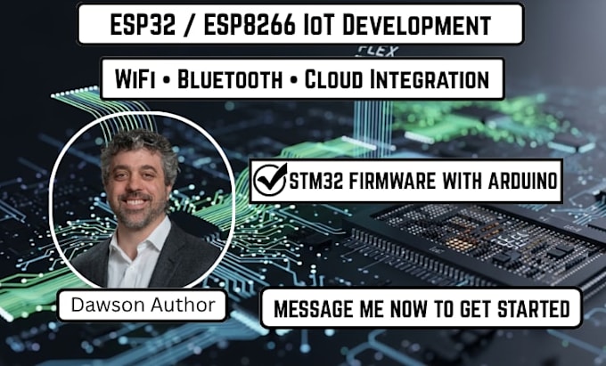 evelop esp32, esp8266 iot project with wifi bluetooth and cloud integration