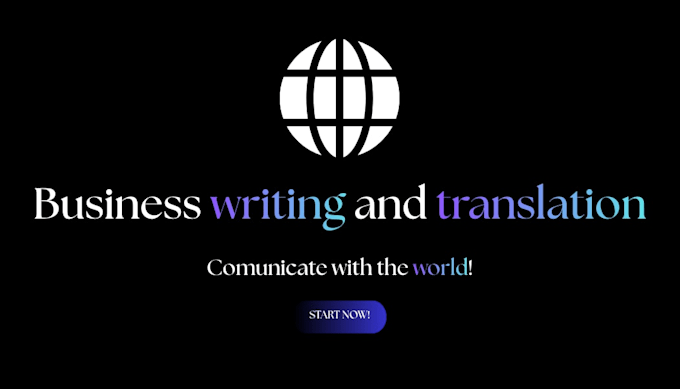 translate business emails and commercial documents in 3 different languages