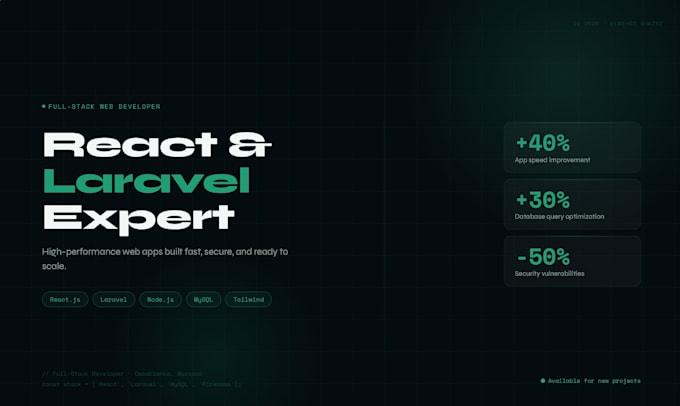 build your fullstack web app with react and laravel
