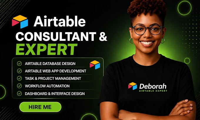 do airtable CRM setup, airtable consultant, airtable workflow automation, softr