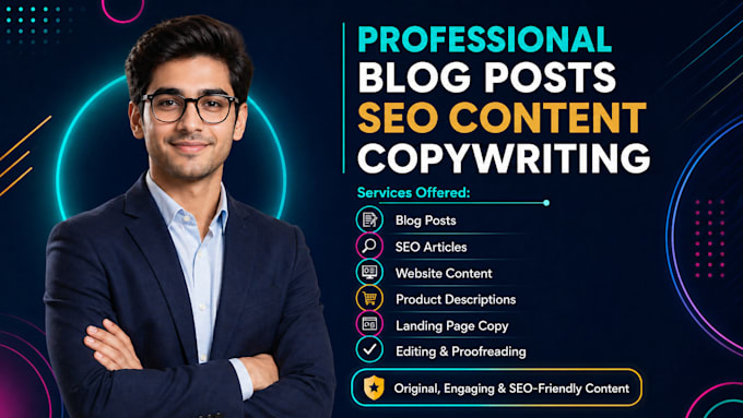 be your SEO content writer, article and blog writer