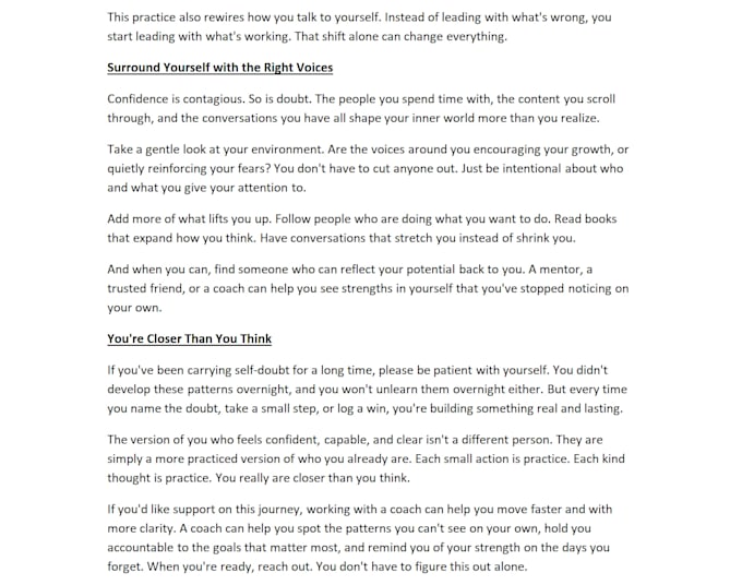 write up to 5 SEO blog posts for coaches and course creators