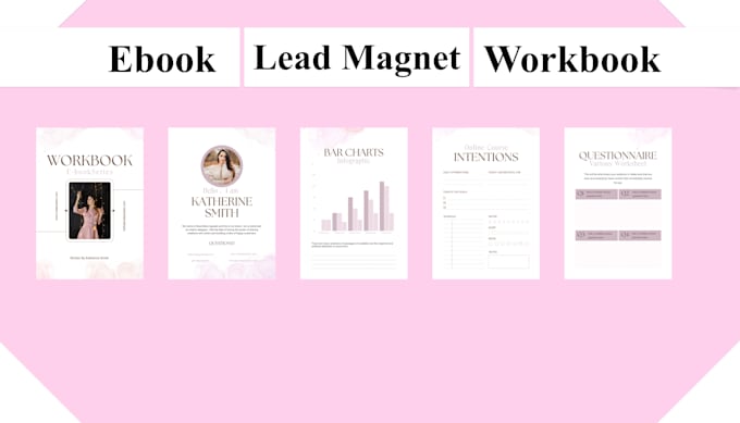 design ebook, workbook and lead magnet