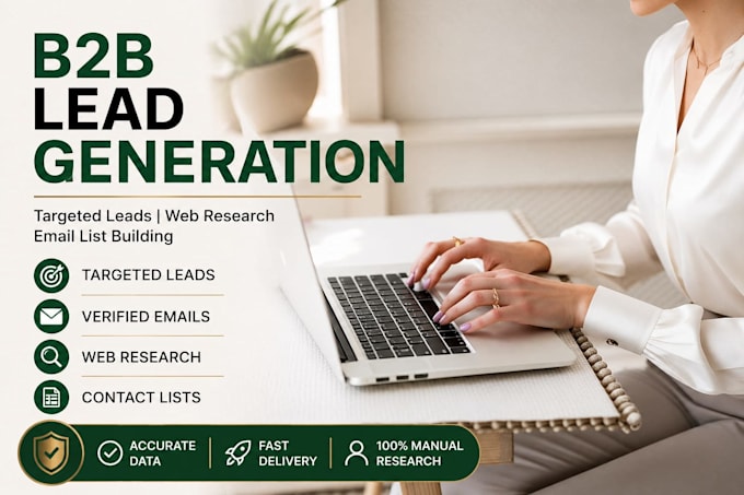 do linkedin lead generation and email list building