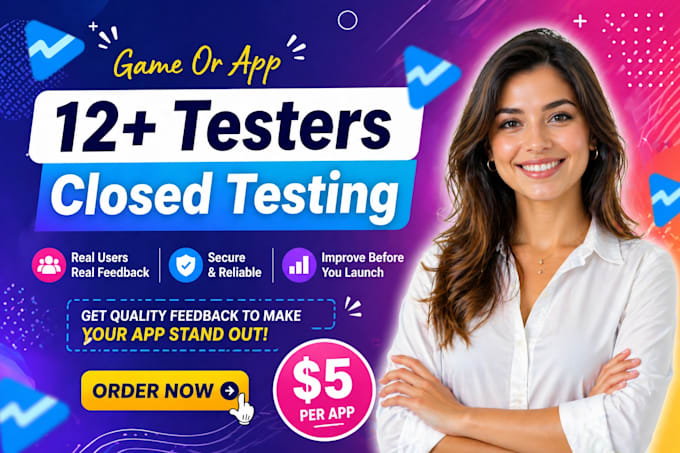 provide 12 or 20 testers for google play console closed testing