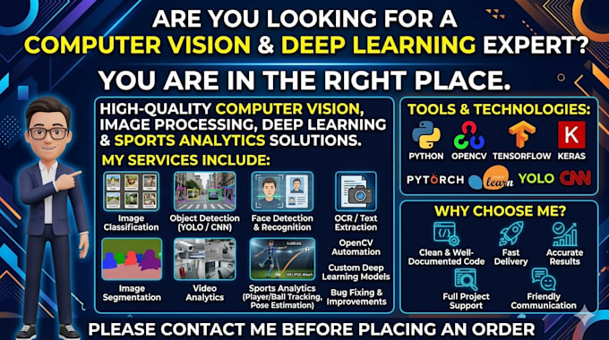 create computer vision models for video analysis