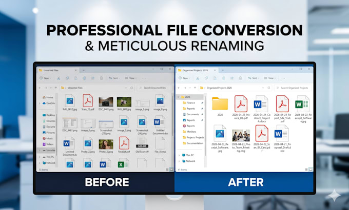 professionally convert and rename your digital files