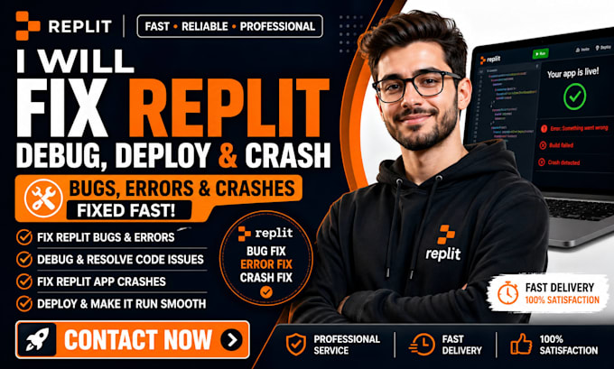 fix replit debug deploy crash bug coding errors replit crash replit app