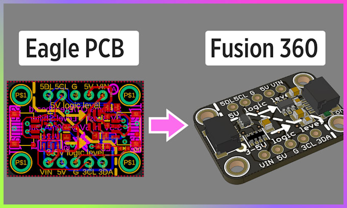design pcb and enclosure using fusion360 easyeda