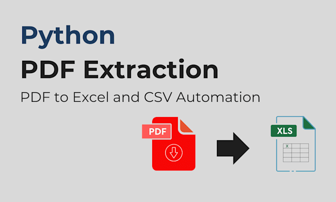extract tables from pdfs to excel using python