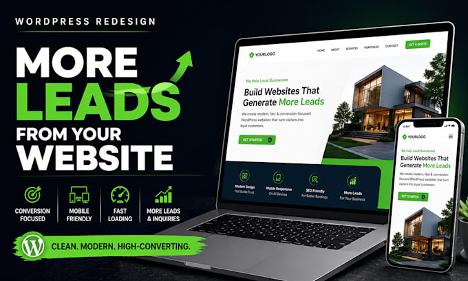 redesign your wordpress website for more leads and conversions