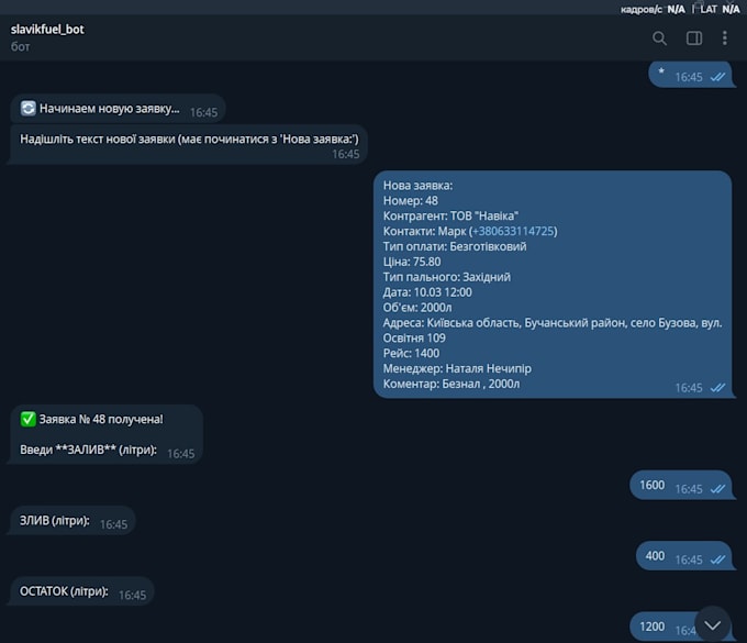 build a custom telegram bot for your business automation
