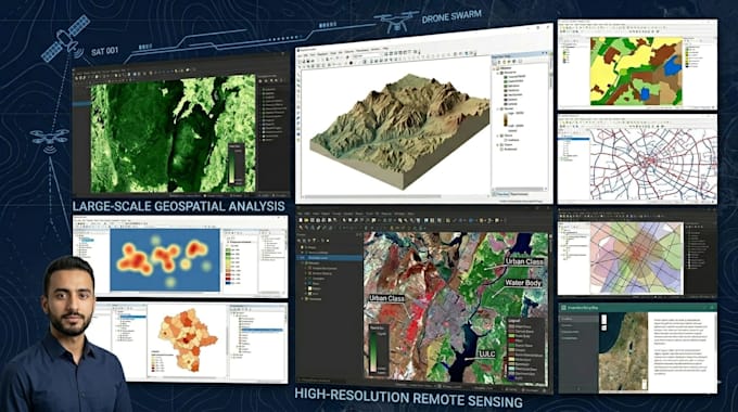 create professional gis maps and spatial analysis