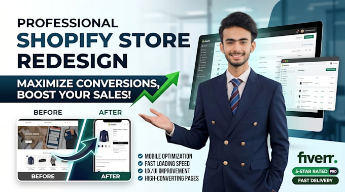 redesign your shopify store for higher conversions