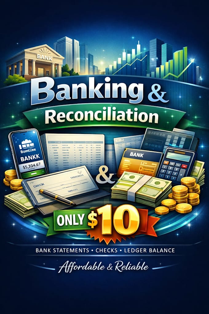 bank reconciliation along with reporting