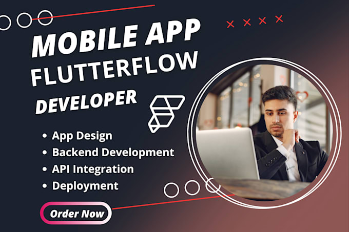 develop flutterflow mobile app, flutterflow developer, flutter app development