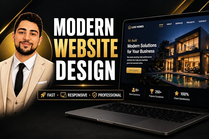 Design a modern responsive business website by Nextelevatelab | Fiverr