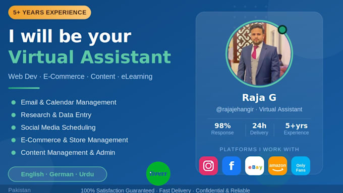 be personal and business virtual assistant