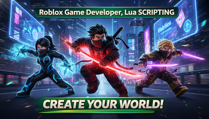 build advanced roblox multiplayer systems, backend scripting, roblox full game