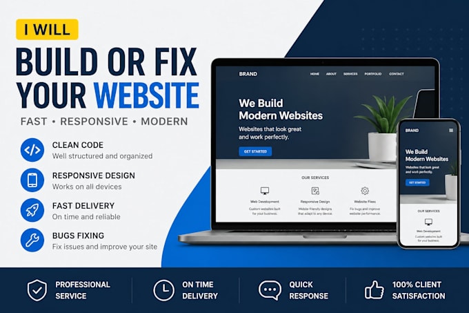 build a responsive landing page using HTML CSS javascript