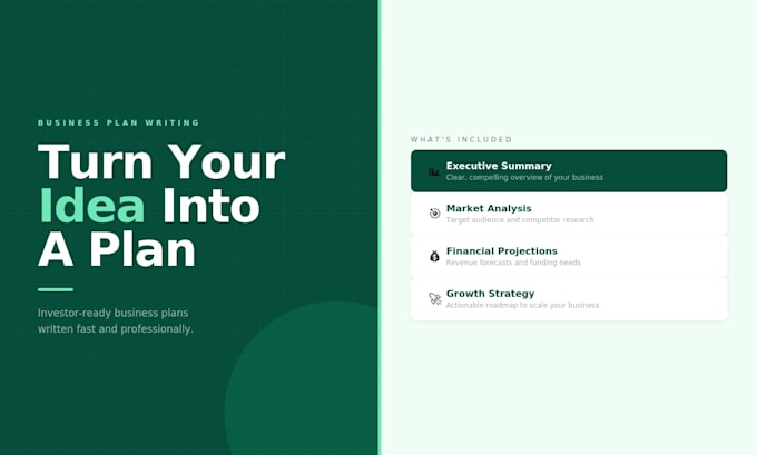 write your business plan