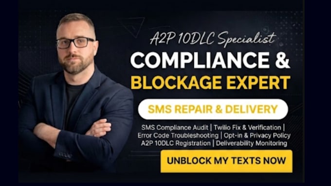 fix a2p 10dlc registration SMS deliverability ghl expert twilo fix a2p