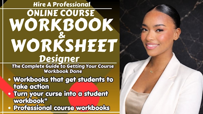 design a professional course workbook or coaching worksheet PDF