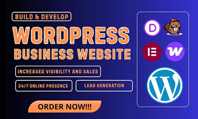 build wordpress website wordpress business website wordpress development