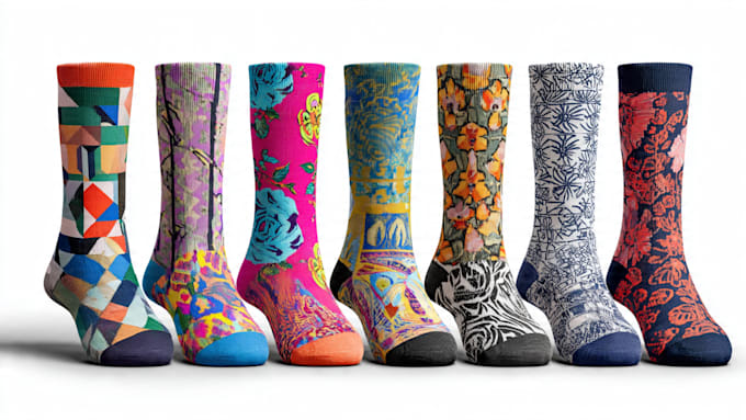 unique socks design and custom socks design