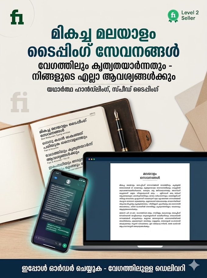 do professional malayalam typing and data entry work