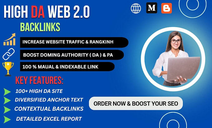 create high authority web 2 0 backlinks